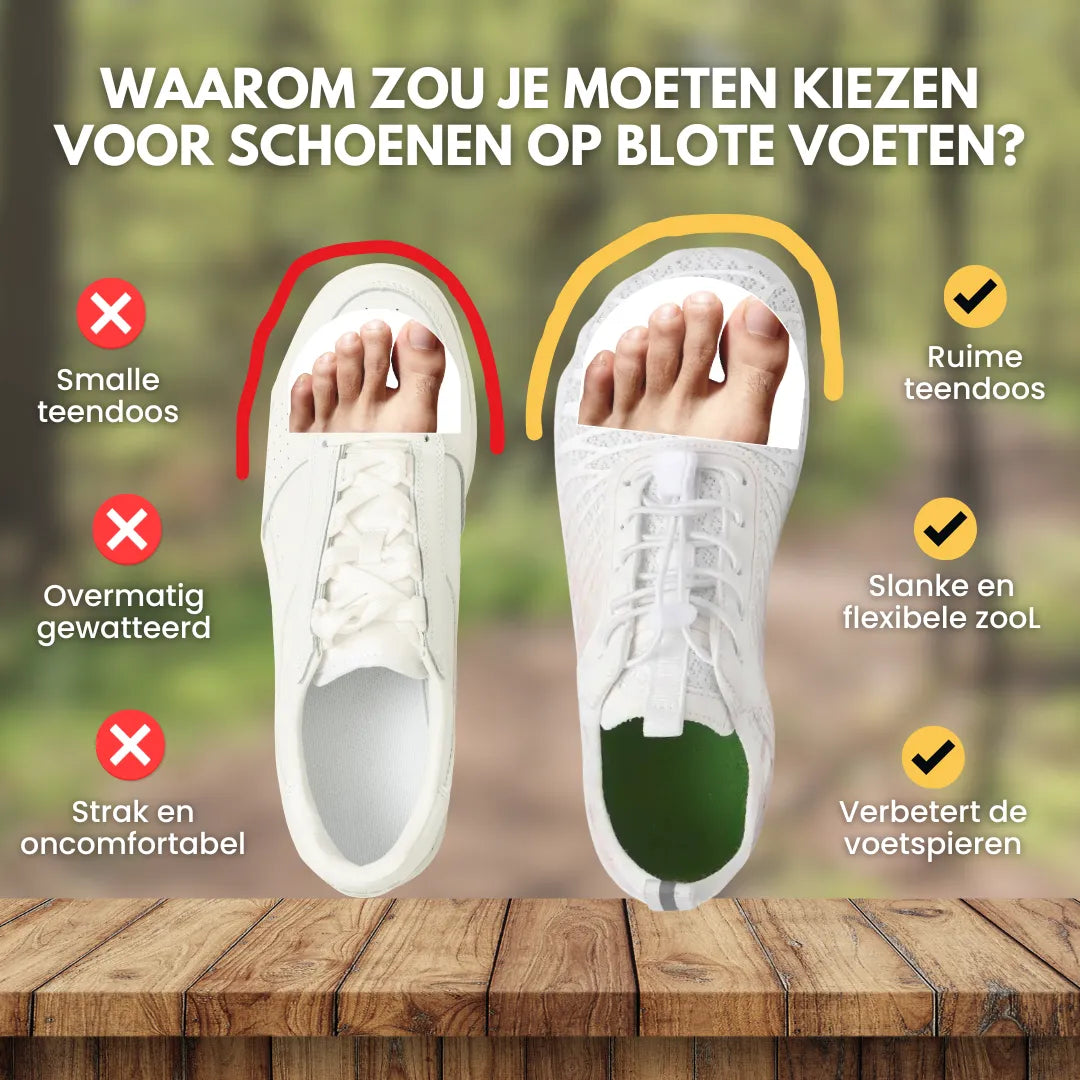 FLORAX Pro - ergonomische, pijnverlichtende en waterdichte barefoot schoenen