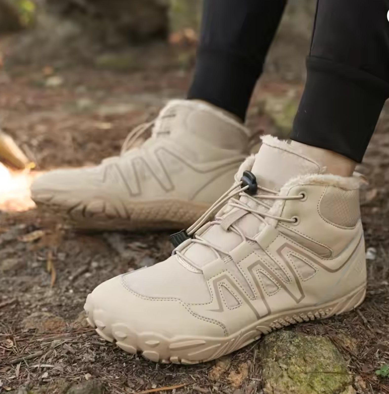 SafariTrek | Hoge Barefoot Laarzen | Warm, Waterafstotend & Comfortabel