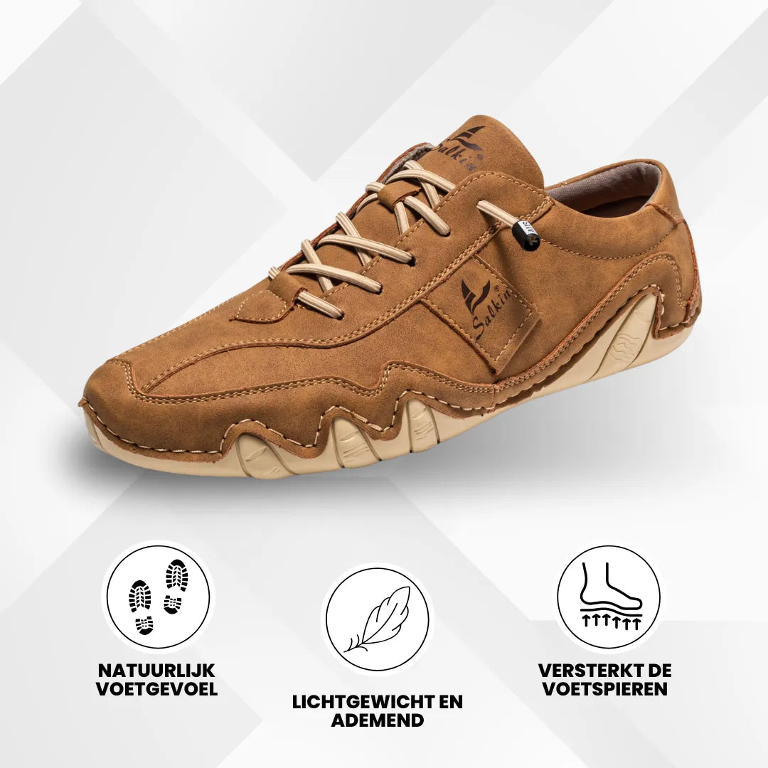 ALPACA barefoot schoenen laag model - leren, waterdicht, ademend en ergonomisch