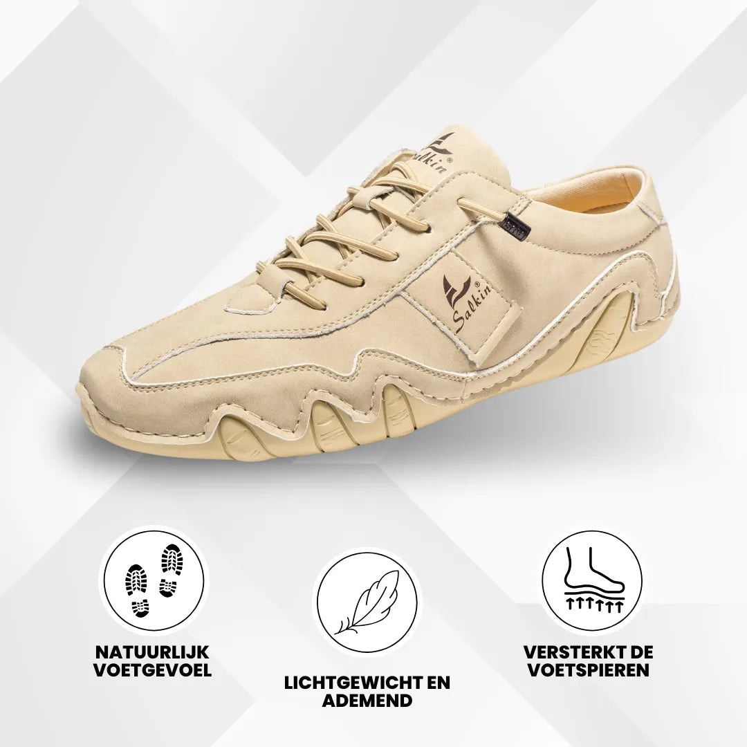 ALPACA barefoot schoenen laag model - leren, waterdicht, ademend en ergonomisch