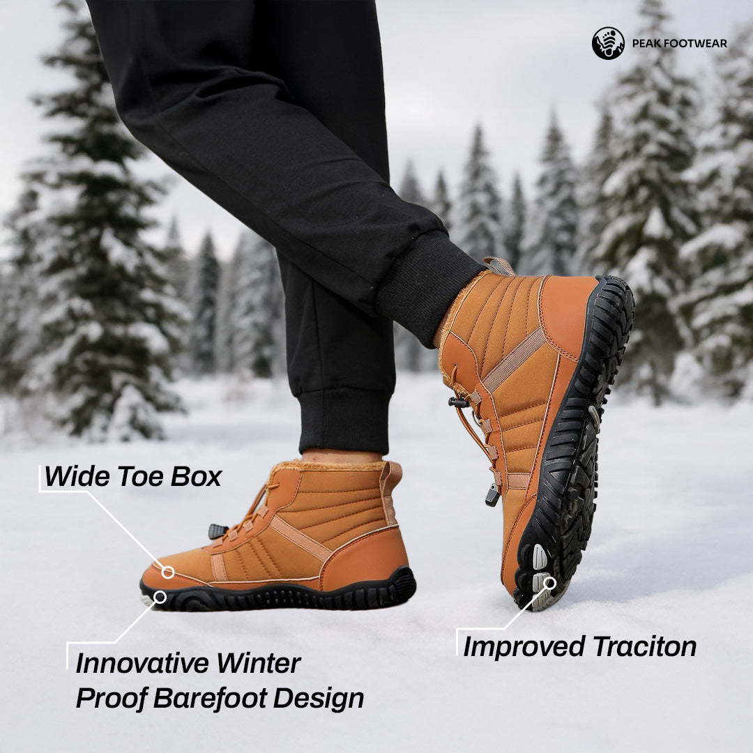 Urban Trekker- Non-slip & waterproof winter barefoot shoe (Unisex)