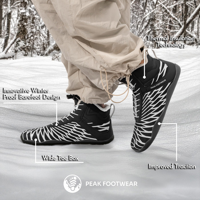 Lorax Pro Winter - Non-slip & waterproof winter barefoot shoe (Unisex)