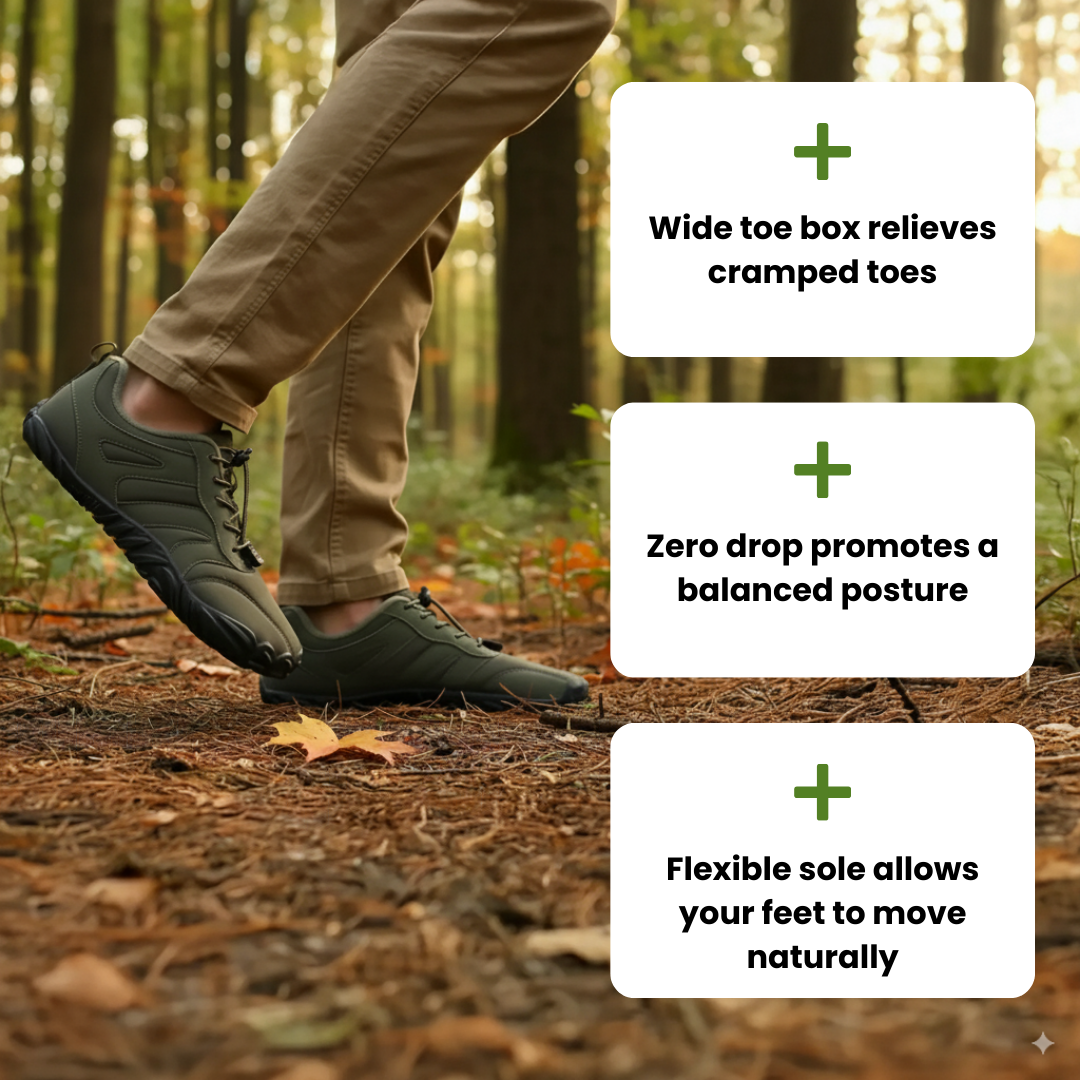 Hike Balance EVEREST PRO - Healthy & non-slip Winter barefoot shoes (Unisex)