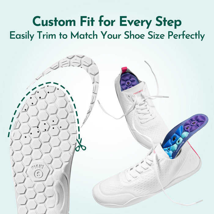 Performance Orthopedic Insoles - Magnetic Acupressure Points with Multi-Layer Cushioning