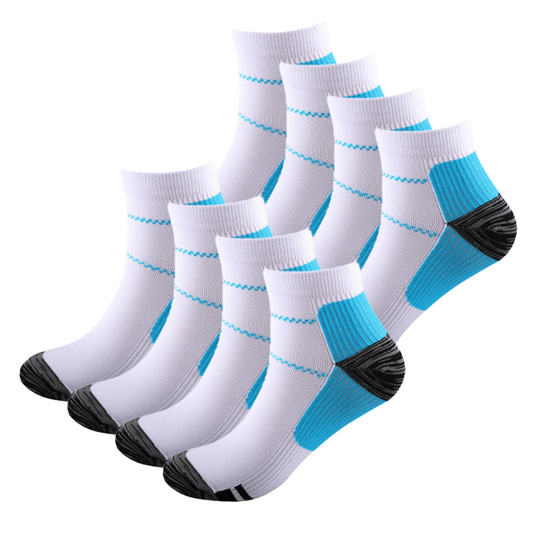 4-Pack Compression Socks for Improved Circulation