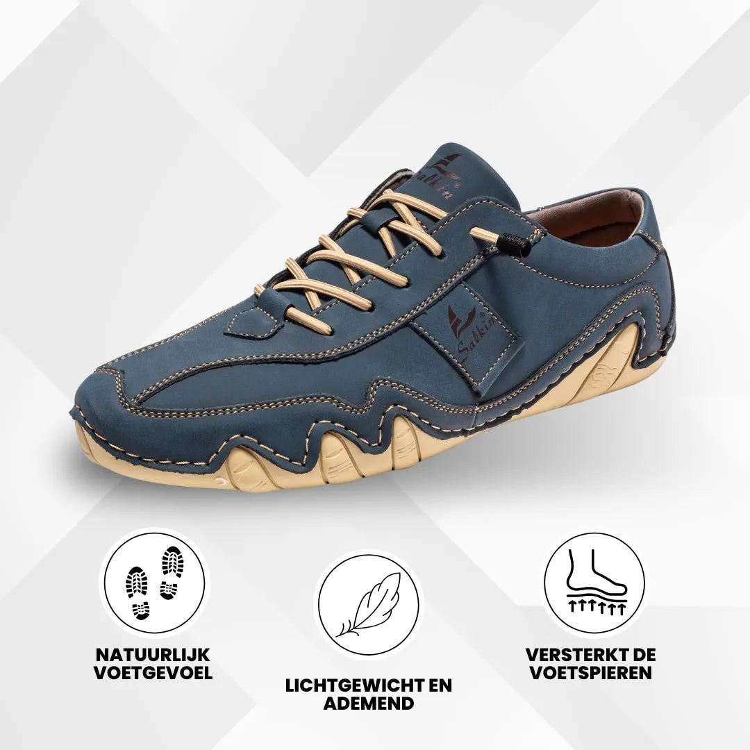 ALPACA barefoot schoenen laag model - leren, waterdicht, ademend en ergonomisch