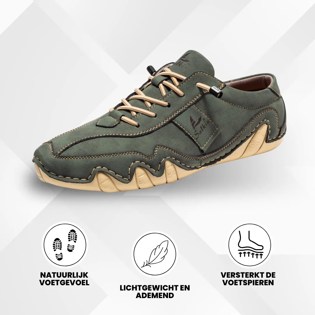 ALPACA barefoot schoenen laag model - leren, waterdicht, ademend en ergonomisch