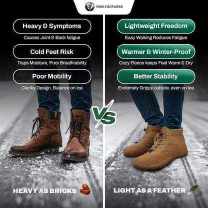 Comfort Hike Arctic – Waterproof Winter Barefoot Shoes (Unisex)