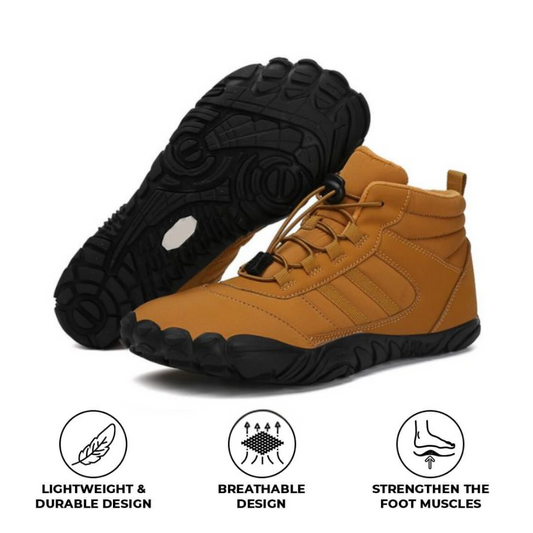 Comfort Hike Summit Pro – Heavy-Duty Winter Barefoot Boots (Unisex)