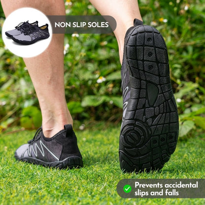 Comfort Hike AquaFlow – Water-Resistant Non-Slip Barefoot Shoes (Unisex) (BOGO)