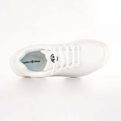 Comfort Hike Glide – Cushion Walking Shoes (White)