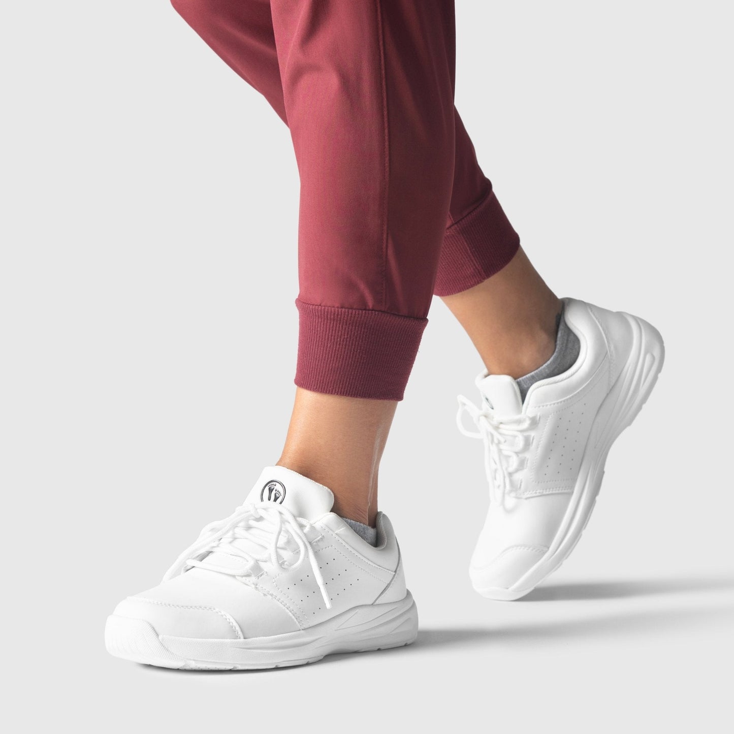 Comfort Hike Glide – Cushion Walking Shoes (White)